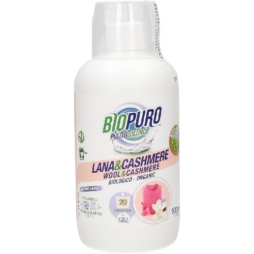 Detergent Hipoalergen pentru Lana,Matase si Casmir 500ml Biopuro