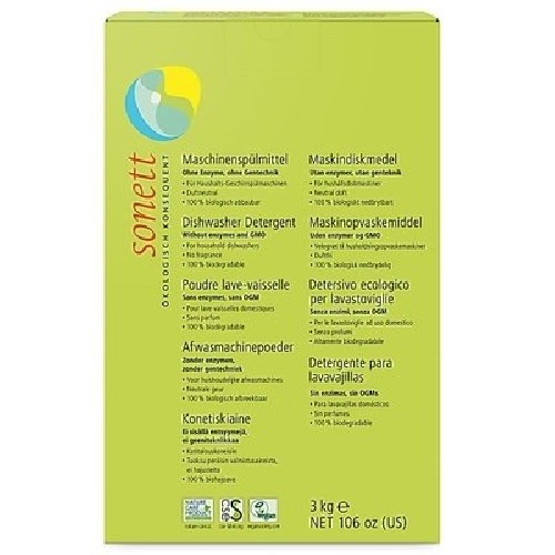 Detergent Ecologic Praf Pt. Masina De Spalat Vase 3kg Sonett vitamix.ro imagine noua reduceri 2022