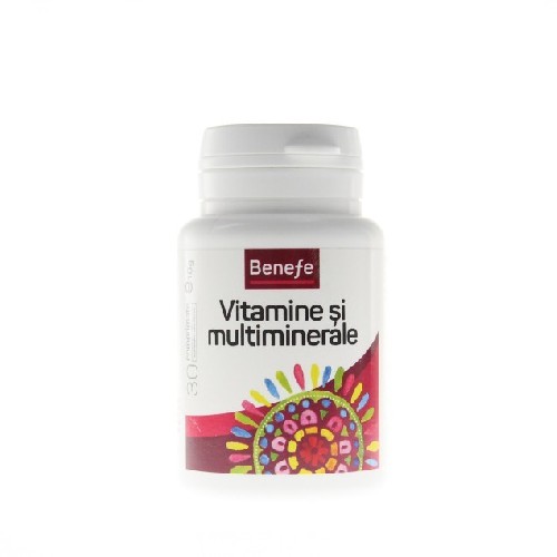Vitamine si Multiminerale 30cpr Benefe imagine produs la reducere