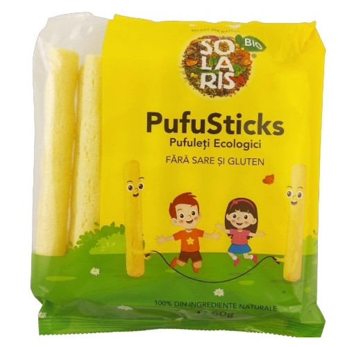 Pufuleti, fara sare, fara gluten, 50g, Solaris