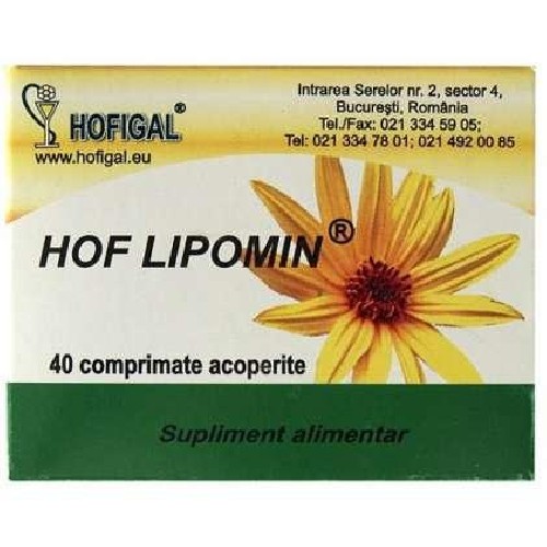 Hof Lipomin, 40cpr, Hofigal vitamix.ro