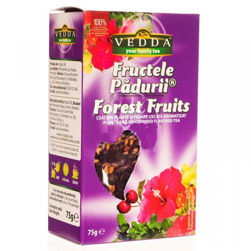 Ceai Fructe Padure 75gr Vedda vitamix.ro imagine noua reduceri 2022