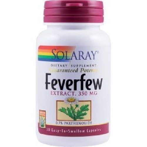 Feverfew (spilcuta) 350mg 30cps Secom vitamix poza