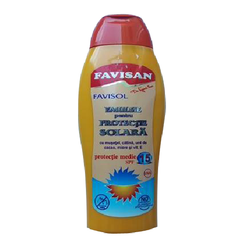 Emulsie pentru Protectie Solara Spf15 250ml Favisan vitamix.ro