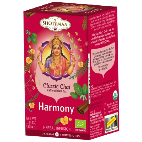 Ceai Chakras – Harmony – Chai Clasic Bio 16Dz Shotimaa vitamix.ro