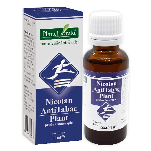 Solutie Nicotan Antitabac 30ml PlantExtrakt vitamix.ro
