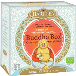 Ceai premium Budha Box - Cutie cu toate cele 11 ceaiuri Hari Tea