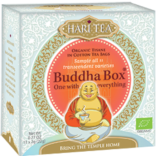 Ceai premium Budha Box – Cutie cu toate cele 11 ceaiuri Hari Tea vitamix.ro