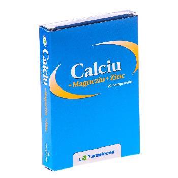 Calciu+Magneziu+Zinc Amniocen vitamix poza