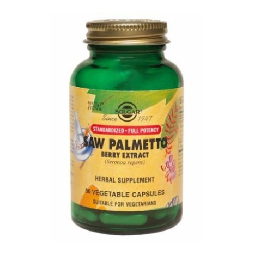 Saw Palmetto Berry Extract 60cps Solgar imagine produs la reducere