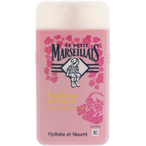 Gel de Dus cu Zmeura si Bujori 250ml Le Petit Marseillais