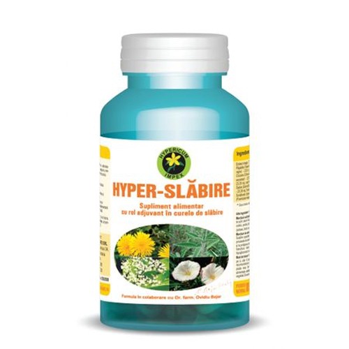 Slabire Extra - Hypericum, 60 capsule (Adjuvante in cura de slabire) - monclaubuilding.ro