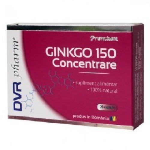 DVR Gingko 150mg Concentrare 20cps vitamix poza