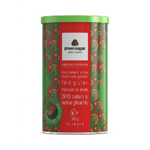 Green Sugar Pulbere (Cutie Carton ), 300gr, Remedia vitamix.ro