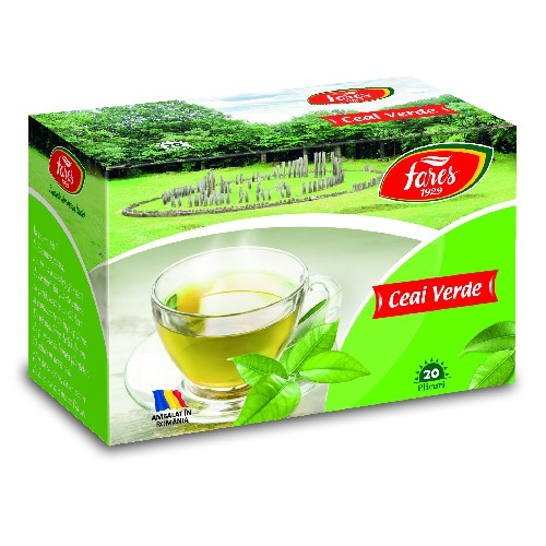 Ceai Verde 20plicuri Fares vitamix.ro imagine noua reduceri 2022