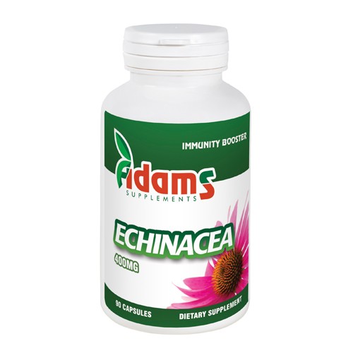 Echinacea 400mg 90cps. Adams Supplements vitamix.ro