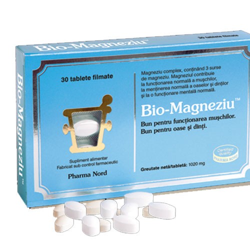 Bio-Magneziu 30cpr Pharma Nord vitamix.ro imagine noua reduceri 2022