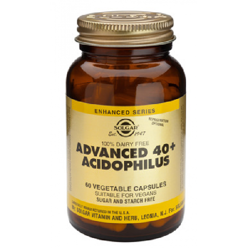 Advanced 40+ Acidophilus 60cps Solgar vitamix poza