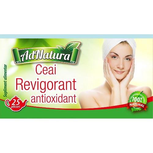 Ceai Revigorant Antioxidant 25dz Adserv vitamix poza