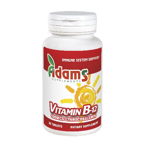 Vitamina B12 500mcg 30tab