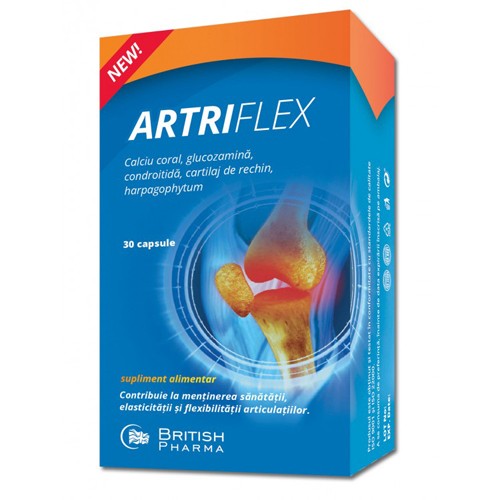 Artriflex 30cps British Pharma imagine produs la reducere