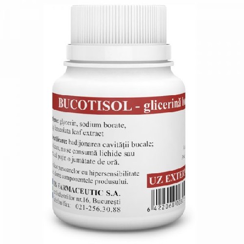 Bucotisol Glicerina Boraxata, 25ml, Tis Farmaceutic vitamix poza