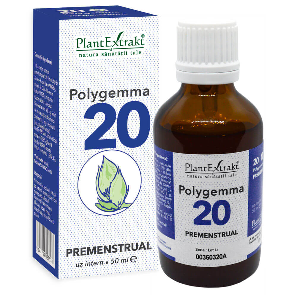 Polygemma 20 - Premenstrual - 50ml, PlantExtrakt