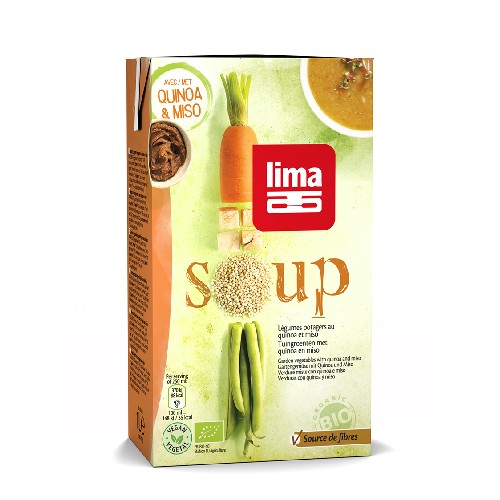 Supa cu Quinoa si Legume Bio 1l Lima imagine produs la reducere