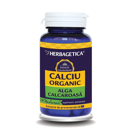 Calciu Organic 60cps Herbagetica vitamix.ro imagine noua reduceri 2022