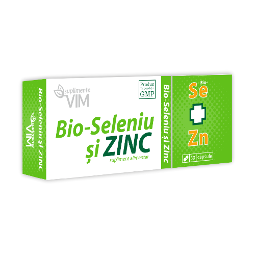 Bio-Seleniu + Zinc 30cpr Suplimente VIM imagine produs la reducere