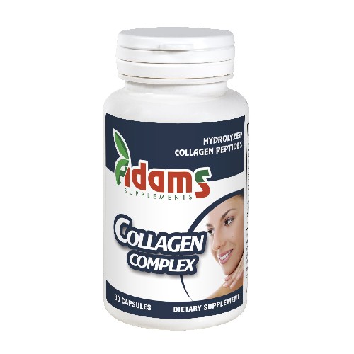 Collagen Complex 750mg, 30cps, Adams Supplements imagine produs la reducere
