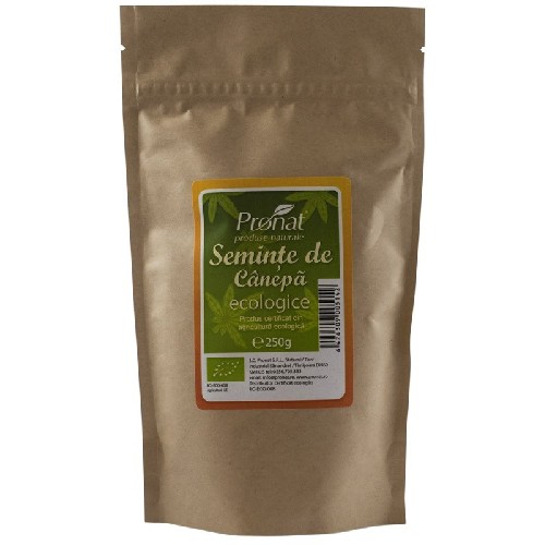Seminte Canepa Decorticata Eco, 250g, Pronat vitamix.ro