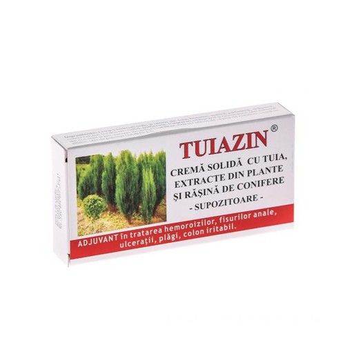 Supozitoare Tuiazin 10*1.5g Elzin Plant