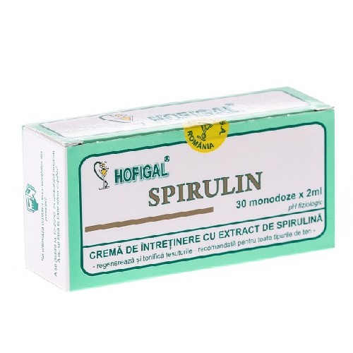 Crema cu extract de Spirulina 30monodoze Hofigal imagine produs la reducere