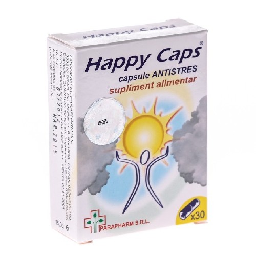Happy Caps 30cps Parapharm vitamix poza