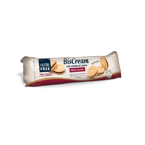 Biscuiti Biscream Cu Crema de Cacao, 125g, NutriFree vitamix.ro