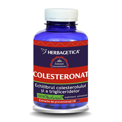 Colesteronat 120cps Herbagetica vitamix.ro imagine noua reduceri 2022