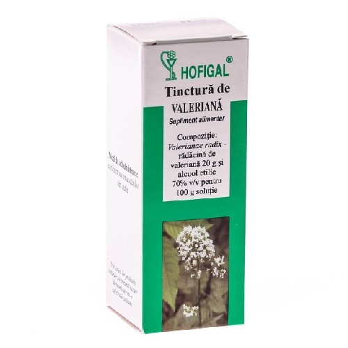 Tinctura Valeriana 50ml Hofigal vitamix poza