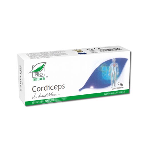 Cordiceps 30cps Pro Natura vitamix.ro imagine noua reduceri 2022