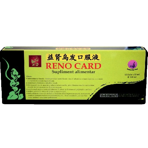Reno Card 10filole x 10ml Naturalia Diet imagine produs la reducere