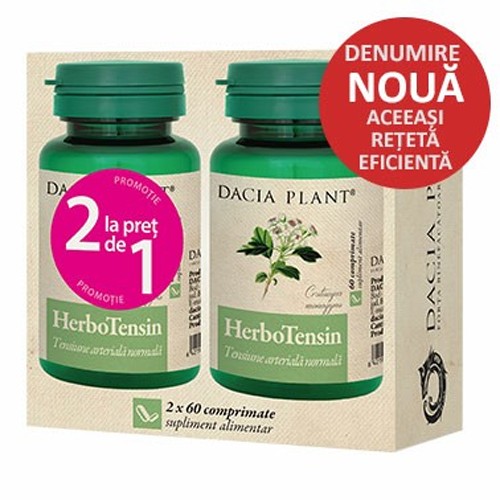 HerboTensin 60cps+ 60cps Dacia Plant vitamix.ro imagine noua reduceri 2022