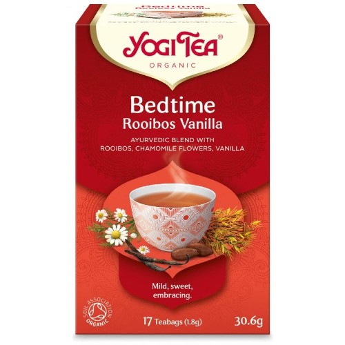 Ceai Bedtime Seara cu Rooibos si Vanilla, 17 plicuri, Yogi Tea