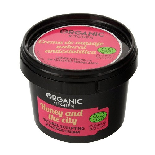Crema pentru masaj cu miere de albina, 100ml, Organic Kitchen imagine produs la reducere
