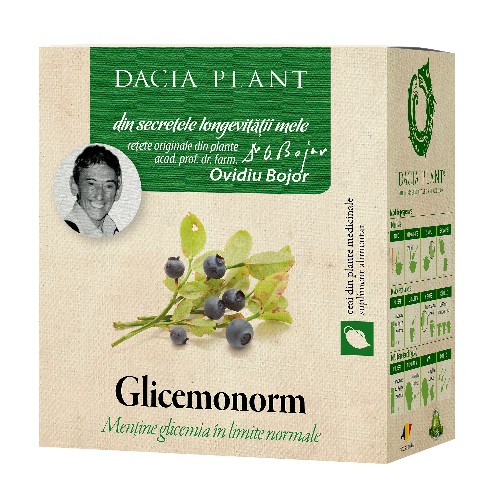 Ceai Glicenorm, 50g, Dacia Plant imgine