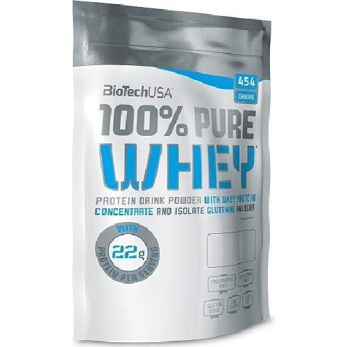 100% Pure Whey 454gr Cookies&Cream BiotechUSA imagine produs la reducere