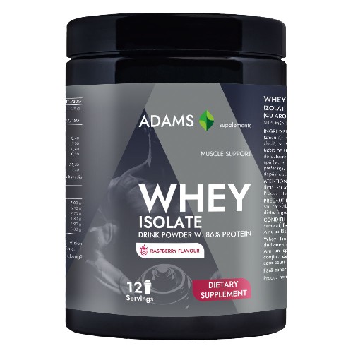Whey Isolate Protein (zmeura) 360gr, Adams