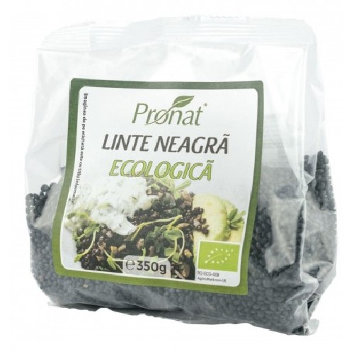 Linte Neagra Bio, 350g, Pronat vitamix.ro Leguminoase