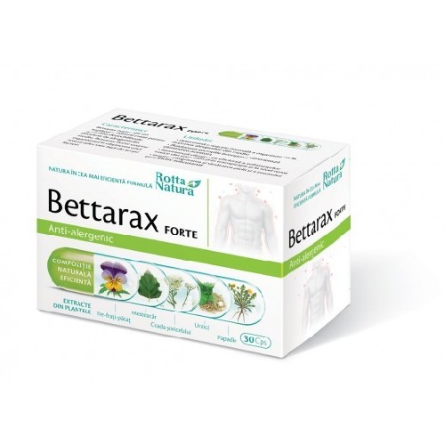 Bettarax Forte Anti-alergenic, 30cps, Rotta Natura vitamix.ro imagine noua reduceri 2022