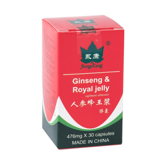 Ginseng & Royal Jelly400mg Yong Kang 30cps