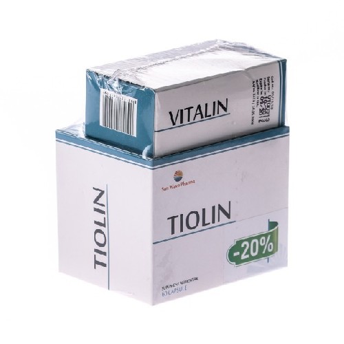 Pachet Neuropatie (Tiolin 60cps + Vitalin 30cps) SunWave vitamix poza